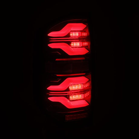 2014-2021 Tundra Luxx-Series LED Tail Lights Black Red with Activation Light Sequential Signal - View 4 | Dirty Garage