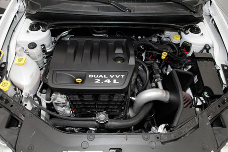 Universal 69 Series Typhoon Performance 13 Chrysler/Dodge 200/Avenger 2.4L Silver Cold Air Intake Kit - View 5 | Dirty Garage