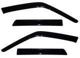 2010-2018 Juke Ventvisor Outside Mount Window Deflectors Smoke 4-Piece - View 4 | Dirty Garage