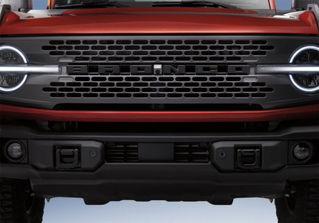2021+ Bronco Grille Lettering Overlay Kit - Black - View 6 | Dirty Garage