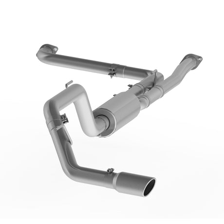 2016-2024 Titan 5.6L XD 4" Tip 3" AL Cat Back Single Side - View 4 | Dirty Garage