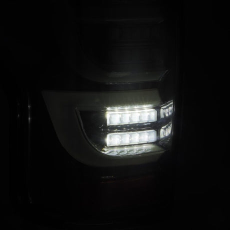 2007-2013 Tundra Luxx-Series LED Tail Lights Alpha Black - View 6 | Dirty Garage