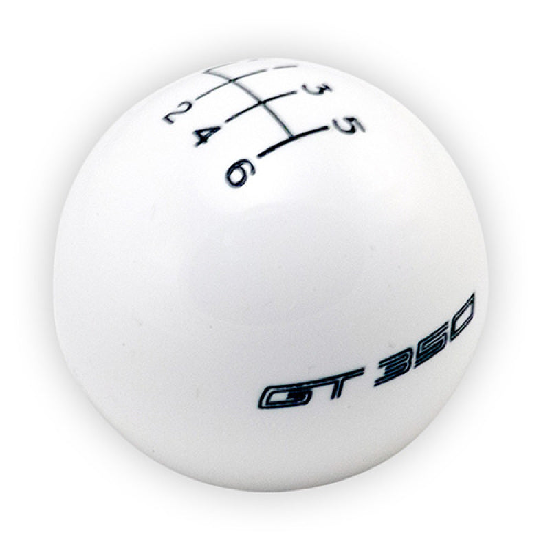 2015-2019 Mustang GT350 White 6-Speed Shift Knob - View 12 | Dirty Garage