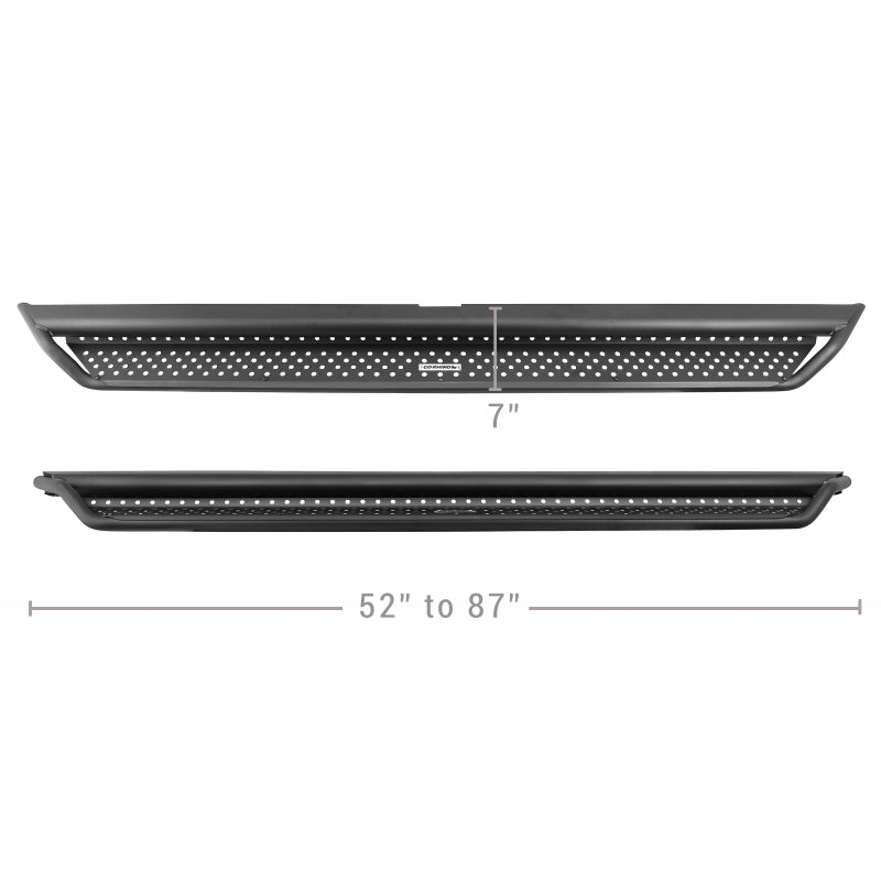 Go Rhino Dominator Extreme D1 Side Steps - Tex Blk - 87in - View 20 | Dirty Garage