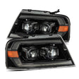 2004-2008 F-150 Luxx-Series Projector Alpha-Black Headlights | Dirty Garage