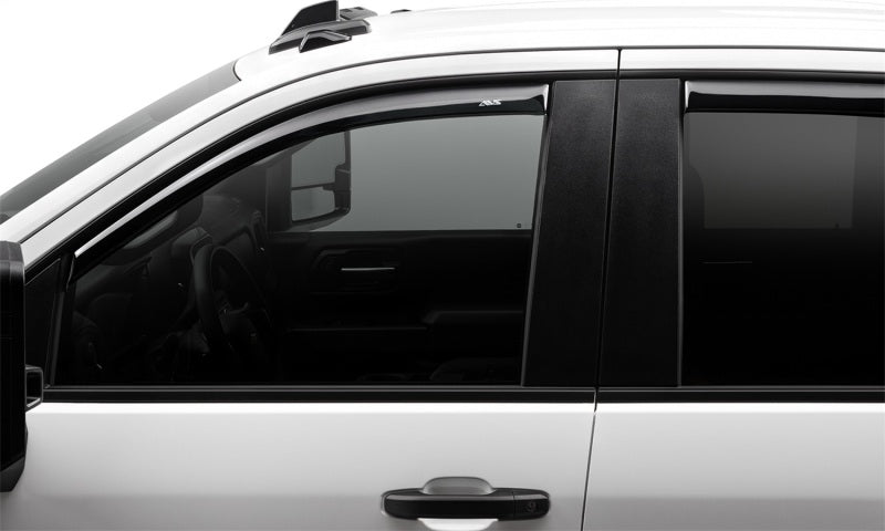 2019 GM 1500 Crew Cab Ventvisor In-Channel 4-Piece Smoke - View 7 | Dirty Garage