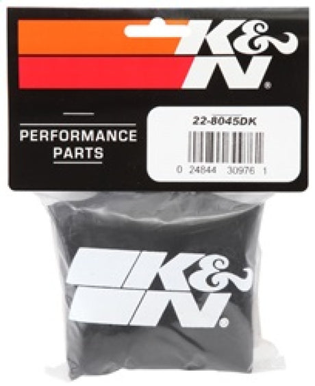 Universal 6in ID x 6inH Closed Top Black Drycharger Air Filter Wrap - View 6 | Dirty Garage