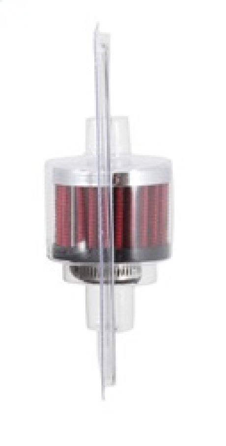Universal 0.625 inch ID 2 inch OD 1.5 inch H Clamp On Crankcase Vent Filter - View 14 | Dirty Garage
