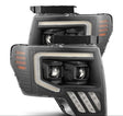 2009-2014 F-150 Pro-Series Projector Black Headlights Active Light Sequential Signal | Dirty Garage