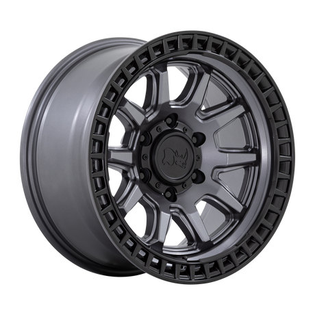 Black Rhino Calico Matte Gunmetal w/ Matte Black Lip Wheel | Dirty Garage