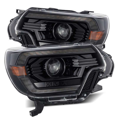 2012-2015 Tacoma Luxx-Series LED Projector Alpha Black Headlights DRL | Dirty Garage