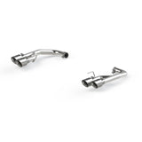2018-2020 Mustang GT 2.5" T304 Dual Axle Back Exhaust System 4" Dual Wall Tips - View 4 | Dirty Garage