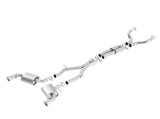 Borla 16-17 Chevy Camaro SS 6.2L ATAK Catback Single Split Rear Exit Exhaust w/Single Tips - View 2 | Dirty Garage