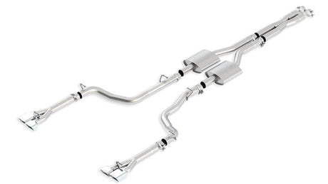 Borla 11 Dodge Challenger SRT8 Coupe AT/MT 5/6spd 6.4L 8cyl ATAK SS Catback Exhaust - View 4 | Dirty Garage