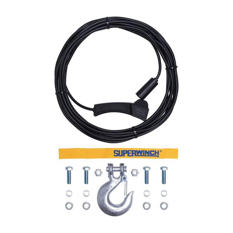 Universal S5500SR 12V DC Winch w/ Yellow Synthetic Rope - View 7 | Dirty Garage