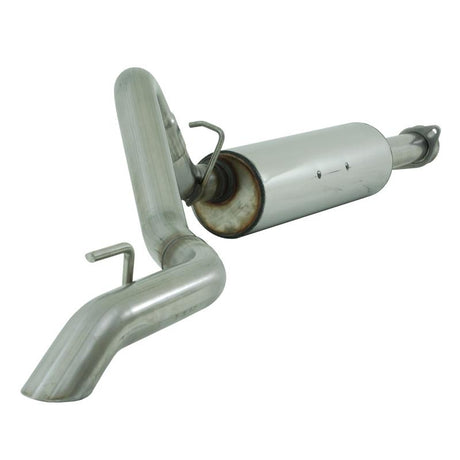 2004-2006 Wrangler 4.0L Cat Back Single T409 Exhaust - View 3 | Dirty Garage
