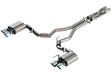 Borla 2020 Ford GT500 5.2L AT 3in ATAK CatBack Exhaust w/ Chrome Tips | Dirty Garage