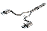 Borla 2020 Ford GT500 5.2L AT 3in ATAK CatBack Exhaust w/ Chrome Tips | Dirty Garage