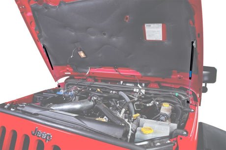 Rugged Ridge 07-18 Jeep Wrangler JK Hood Lift Kit - View 4 | Dirty Garage