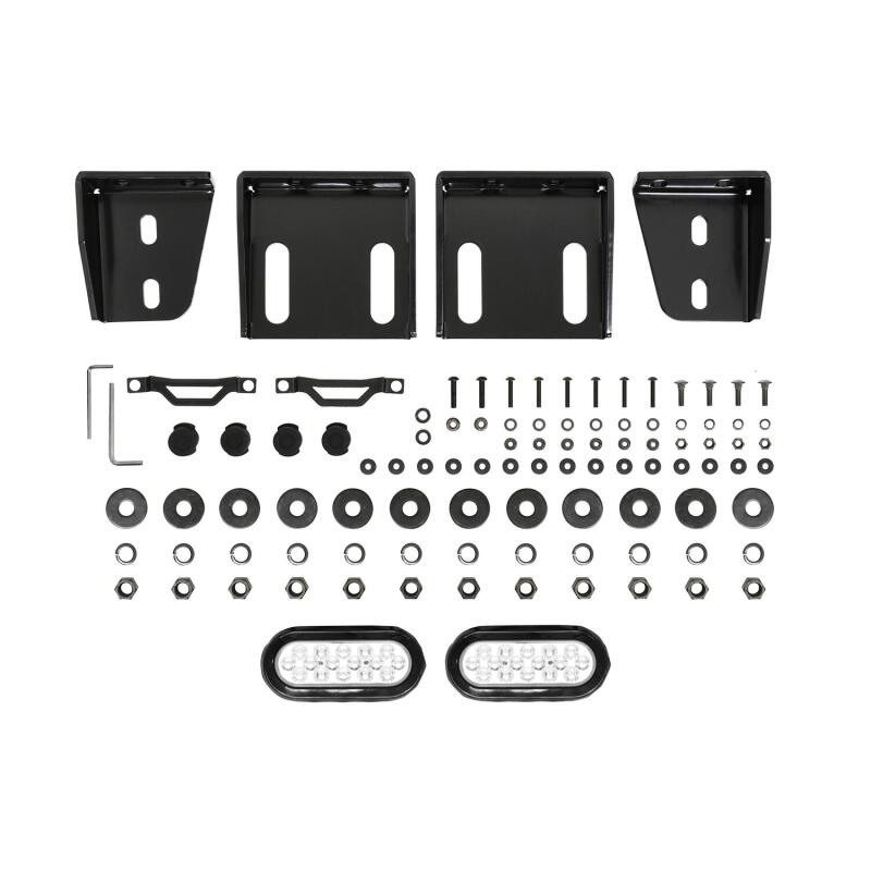 2019-2026 GM 1500 HDX Bandit Black Rear Bumper - View 8 | Dirty Garage