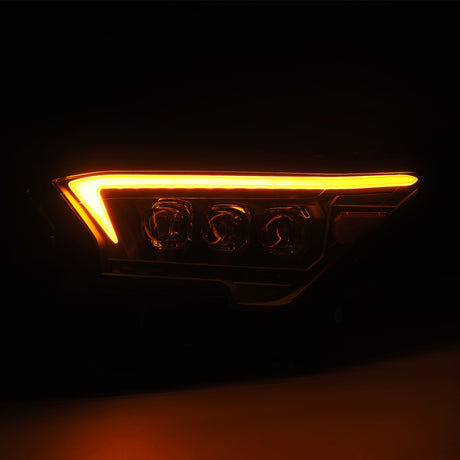 2024-2025 Tacoma Nova-Series LED Projector Black Headlights Active Light Sequential Signal DRL - View 4 | Dirty Garage
