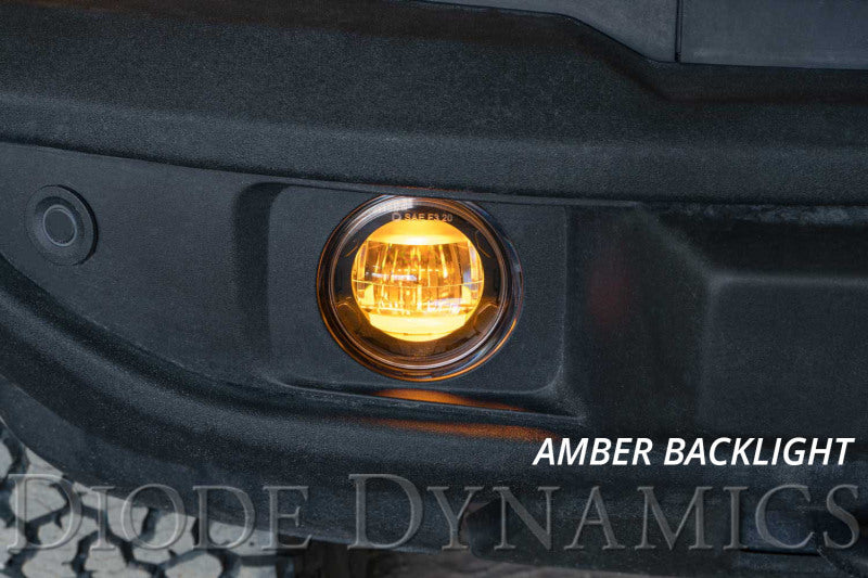 Universal Elite Series Type A Yellow Fog Lamps - View 2 | Dirty Garage