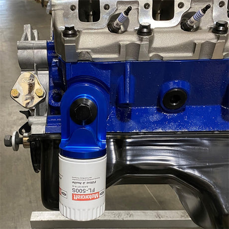 Universal Push Rod V8 90 Degree Billet Oil Filter Adapter - View 11 | Dirty Garage