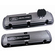 Universal Black Satin Valve Covers Racing EFI | Dirty Garage