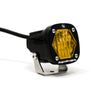 Universal S1 Amber Wide Cornering LED Light with Mounting Bracket Single | Dirty Garage
