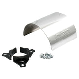 Universal Aluminum Air Filter Heat Shield 2.50 2.75 3.00 Polished - View 3 | Dirty Garage