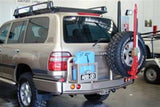 1990-1997 Lexus LX450/Land Cruiser Rear Bar 3500Kg Black 80 With T/Gate - View 4 | Dirty Garage