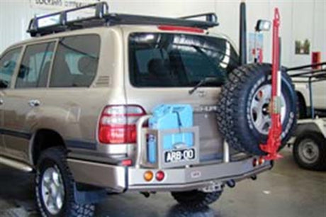 1990-1997 Lexus LX450/Land Cruiser Rear Bar 3500Kg Black 80 With T/Gate - View 4 | Dirty Garage