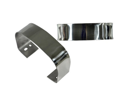 Rugged Ridge 76-95 Jeep CJ / Jeep Wrangler Stainless Steel Rear Bumperettes - View 6 | Dirty Garage