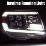 2005-2011 Tacoma Nova-Series LED Projector Black Headlights Activation Light DRL - View 5 | Dirty Garage
