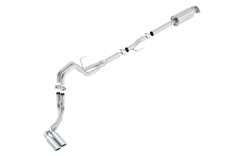 Borla 15-16 Ford F-150 3.5L EcoBoost Ext. Cab Std. Bed Catback Exhaust ATAK Truck Side Exit - View 4 | Dirty Garage
