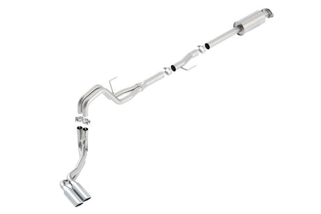 Borla 15-16 Ford F-150 3.5L EcoBoost Ext. Cab Std. Bed Catback Exhaust ATAK Truck Side Exit - View 4 | Dirty Garage