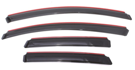 2012-2017 Verano Ventvisor Front Rear Window Deflectors Smoke 4-Piece - View 2 | Dirty Garage