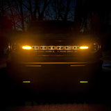 Universal Illuminated Matte Black LED N Letter Badge - View 5 | Dirty Garage