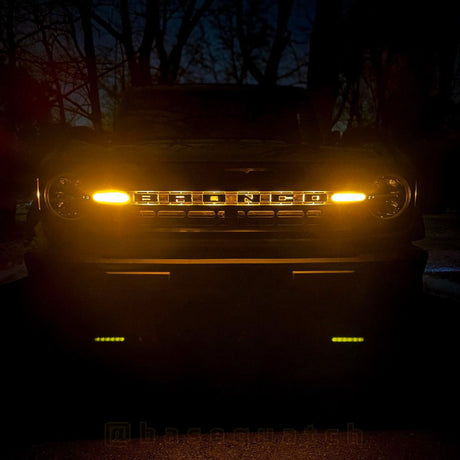 Universal Illuminated Matte Black LED N Letter Badge - View 5 | Dirty Garage