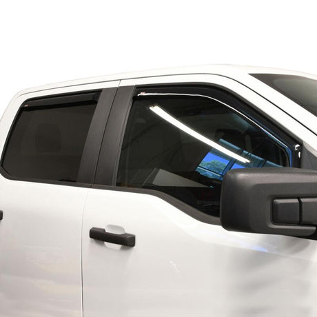 2015-2026 F-150 / Super Duty Super-Crew Wade In-Channel Smoke Wind Deflector 4-Piece - View 4 | Dirty Garage