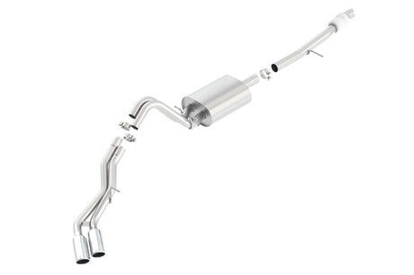 Borla Touring Cat Back 15-16 Chevy Suburban 5.3L V8 2.75in, 2.25in Dual Same Side Exit 4in Tips - View 4 | Dirty Garage