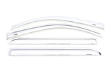 2015-2018 GM HD Ventvisor Front and Rear Window Deflectors Chrome 4-Piece - View 2 | Dirty Garage