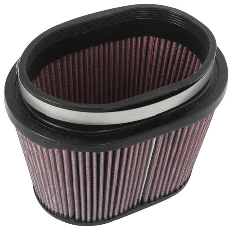 Universal Rubber Filter 6.25in x 4in Oval FLG/7.375in x 5.5in Base/6.25in x 4in Top/5in H - View 2 | Dirty Garage