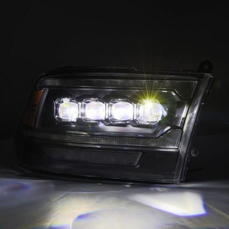 2009-2018 Ram HD Nova-Series LED MK II Projector Black Headlights - View 5 | Dirty Garage