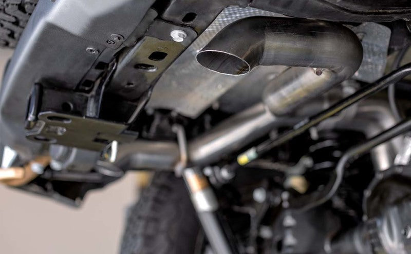 2020 Gladiator 2.5 Rock Crawler Single Rear Exit Stainless Steel Cat-Back Exhaust - View 4 | Dirty Garage