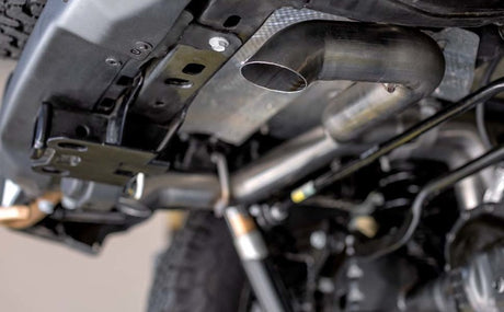 2020 Gladiator 2.5 Rock Crawler Single Rear Exit Stainless Steel Cat-Back Exhaust - View 4 | Dirty Garage