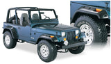1987-1995 Wrangler YJ Cutout Style Flares 4pc - Black - View 3 | Dirty Garage