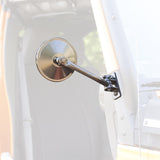 Rugged Ridge 97-18 Jeep Wrangler Black Round Quick Release Mirror - View 4 | Dirty Garage