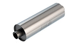 Borla Specialty Muffler 3in Center In/Out 7.75in Dia. 24in Body 29in OAL Touring Notched | Dirty Garage