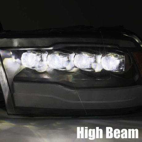 2009-2018 Charger Nova-Series LED Projector Chrome Headlights DRL - View 5 | Dirty Garage